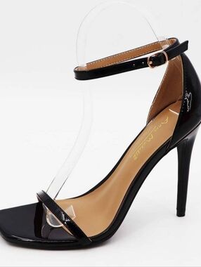 ANNE MICHELLE | SZ 8 1/2 | NEO-01 Women Classic One Band Ankle Strap High Heels